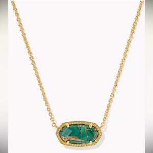 Kendra Scott Elisa Gold Short Pendant Necklace